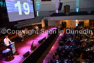 Louise Davie Charitable Trust Quiz Night with Shaun Wallace. Dunedin Town Hall, Sunday 7 July 2014. Photo: Chris Sullivan/Seen in Dunedin