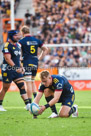 Super Rugby 2023, Highlanders v Blues. Forsyth Barr Stadium, Dunedin, Saturday 25 February 2023. Photo: Chris Sullivan/Seen in Dunedin