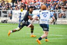 Super Rugby 2023, Highlanders v Blues. Forsyth Barr Stadium, Dunedin, Saturday 25 February 2023. Photo: Chris Sullivan/Seen in Dunedin