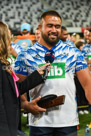 Super Rugby 2023, Highlanders v Blues. Forsyth Barr Stadium, Dunedin, Saturday 25 February 2023. Photo: Chris Sullivan/Seen in Dunedin